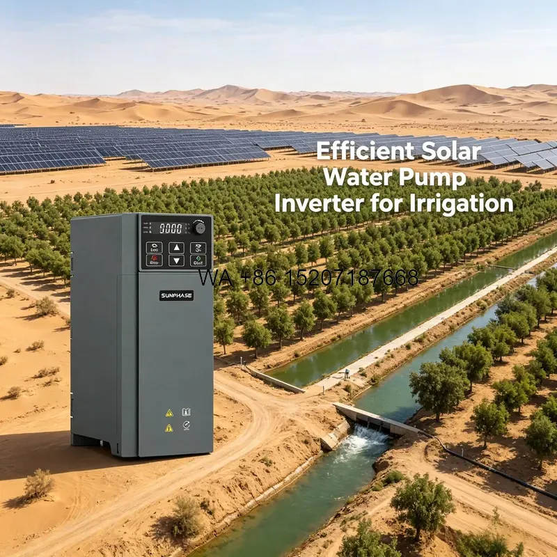 Solar Pump Inverter 2.2Kw - Sunphase 2.2kW 高効率MPPT 99% 3HP 3相