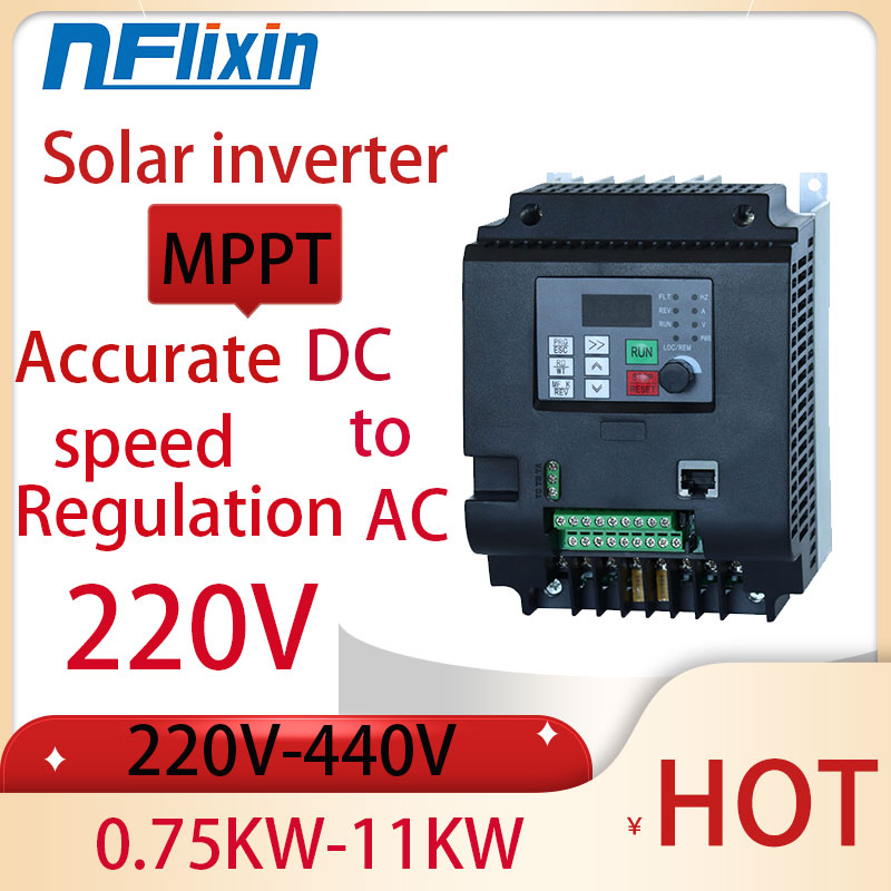 Solar Pump Inverter 2.2Kw - VFD ソーラーインバーター DC 200-400V 2.2KW 10A