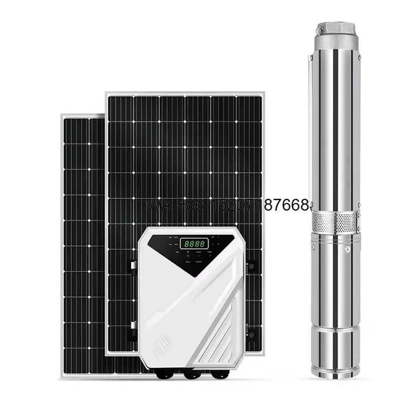 Solar Water Pump 48V Submersible - TEOSTON製、高効率ソーラー水ポンプ、48V DC、600W、農業用灌漑システム向け、水中式高圧ポンプ。