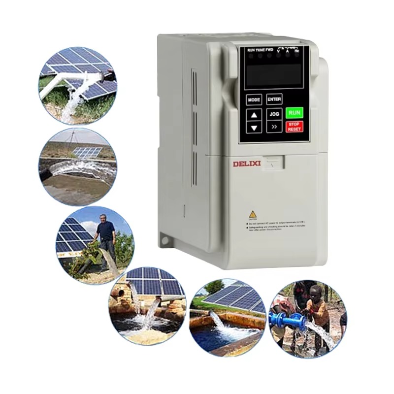 Solar Pump Inverter 2.2Kw - 高効率5.5kwソーラーVFDポンプドライブコントローラー - AC/DC MPPT 37kwインバーター、2.2kw-90kwソーラーウォーターポンプシステム対応