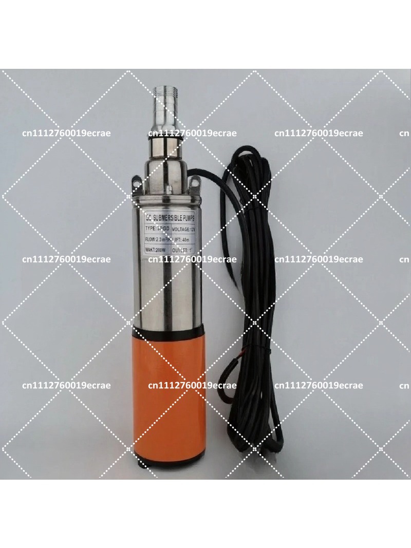Solar Irrigation Pump 12V - 庭の灌漑農業用12V DCソーラー水中深井戸ポンプ、農場の給水用24Vスクリューポンプ