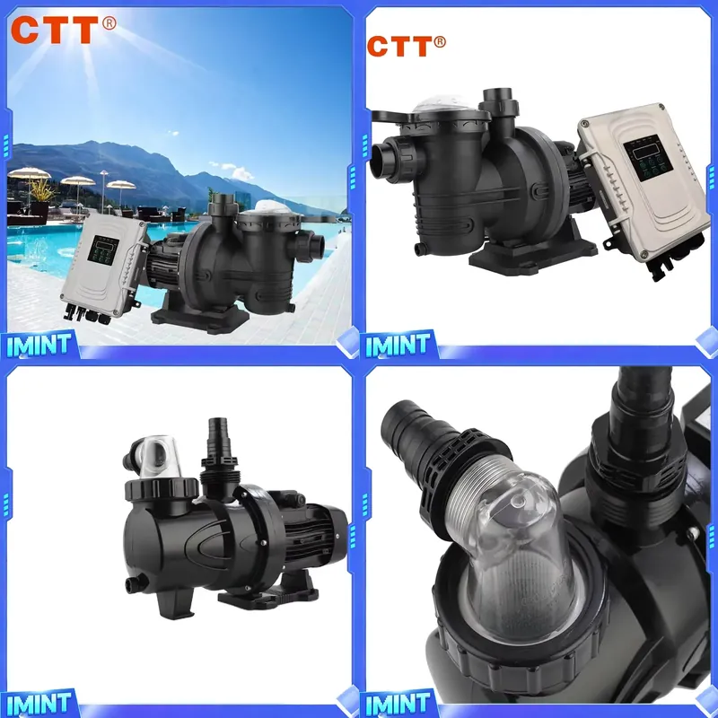 Solar Pool Pump 48V Dc - 高圧48Vソーラーウォーターポンプシステム0.5kW、ブラシレスDCモーター搭載水中ポンプ、プール・池用