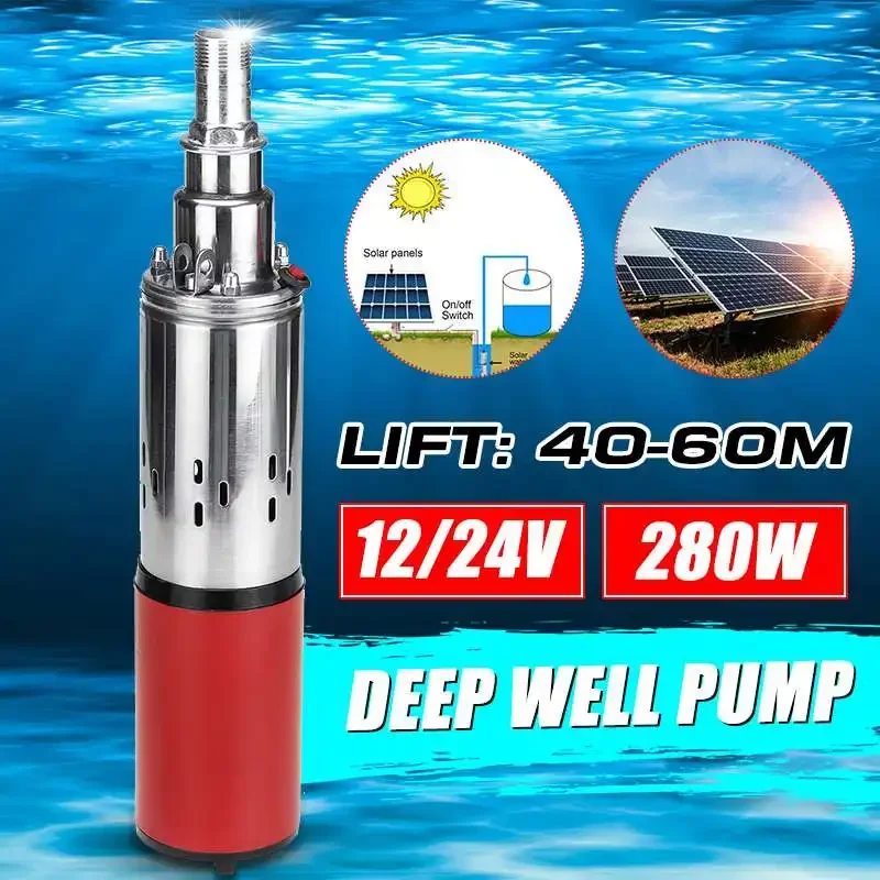 280W 12V/24V ソーラーウォーターポンプ耐久性のあ - Solar Irrigation Pump 12V のレビューと価格
