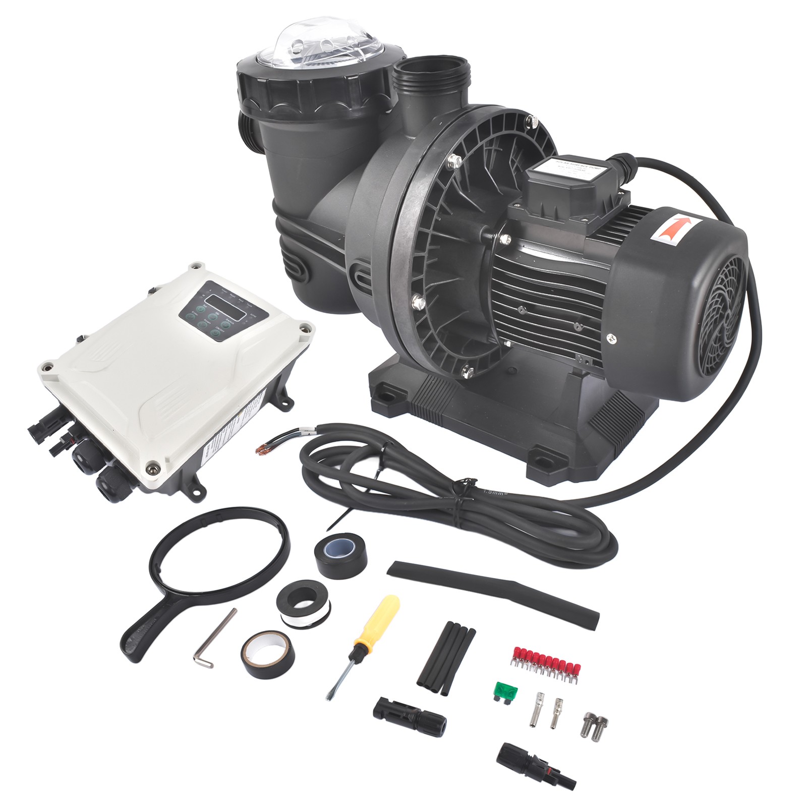 AP02 500W ソーラーポンプキット、地中設置型プールポ - Solar Pool Pump 48V Dc のレビューと価格