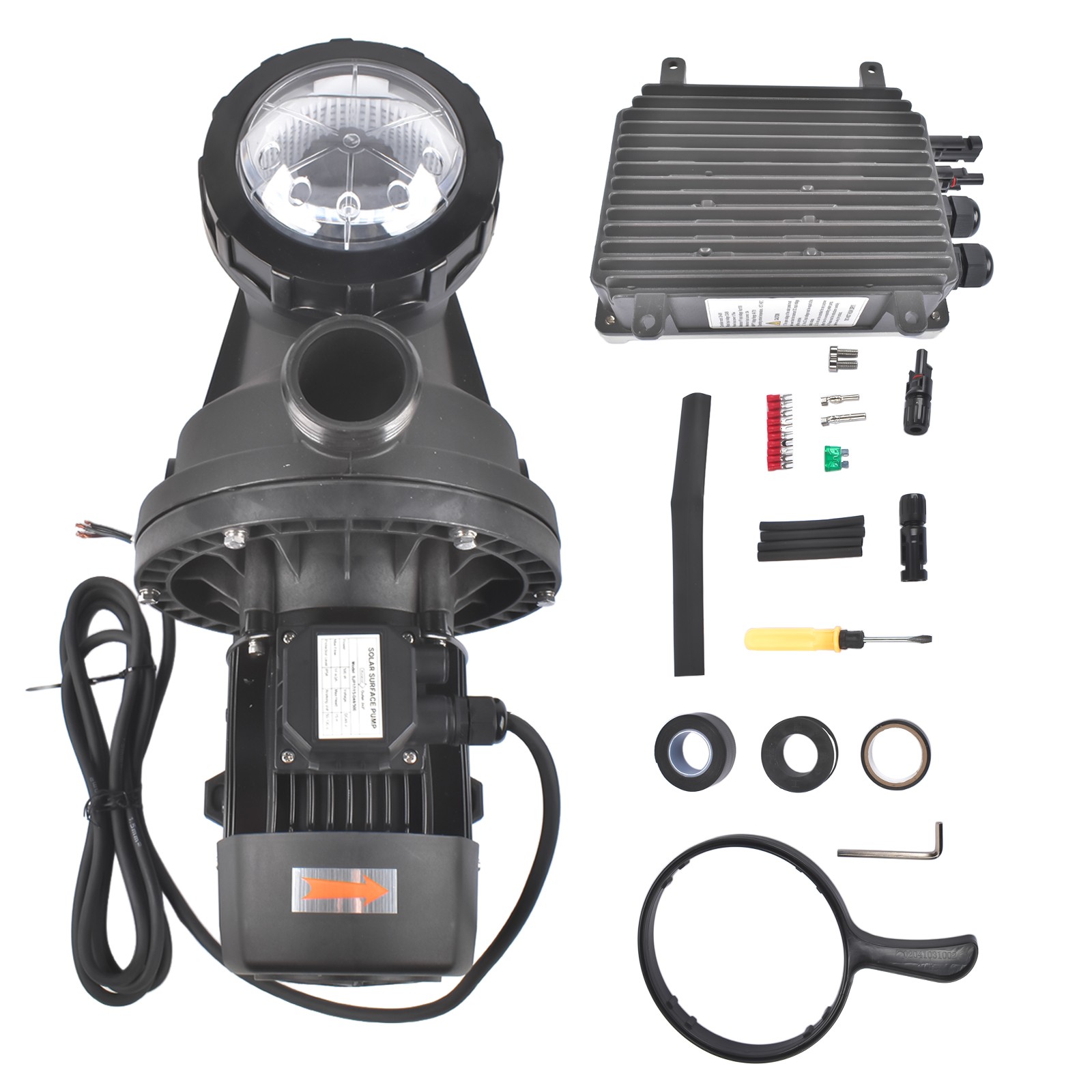 AP02 500W ソーラーポンプキット、地中設置型プールポ - Solar Pool Pump 48V Dc のレビューと価格