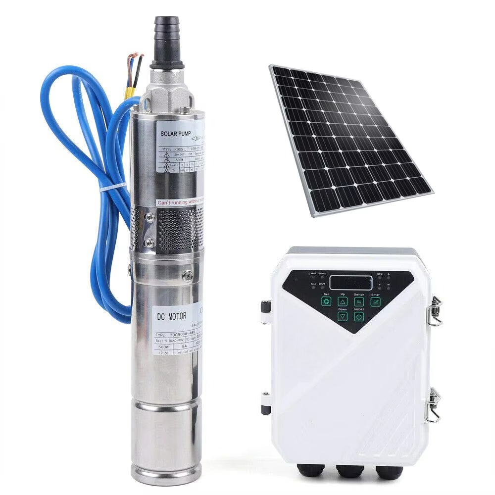 DC高圧48V 120m深井戸水中ソーラーウォーターポンプ - Solar Water Pump 48V Submersible のレビューと価格