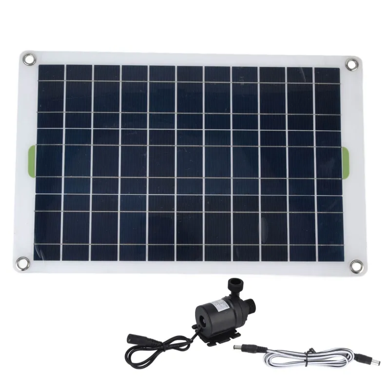 50W 12V ソーラーパネル式水中ポンプ。低騒音で、庭、池 - Solar Irrigation Pump 12V のレビューと価格