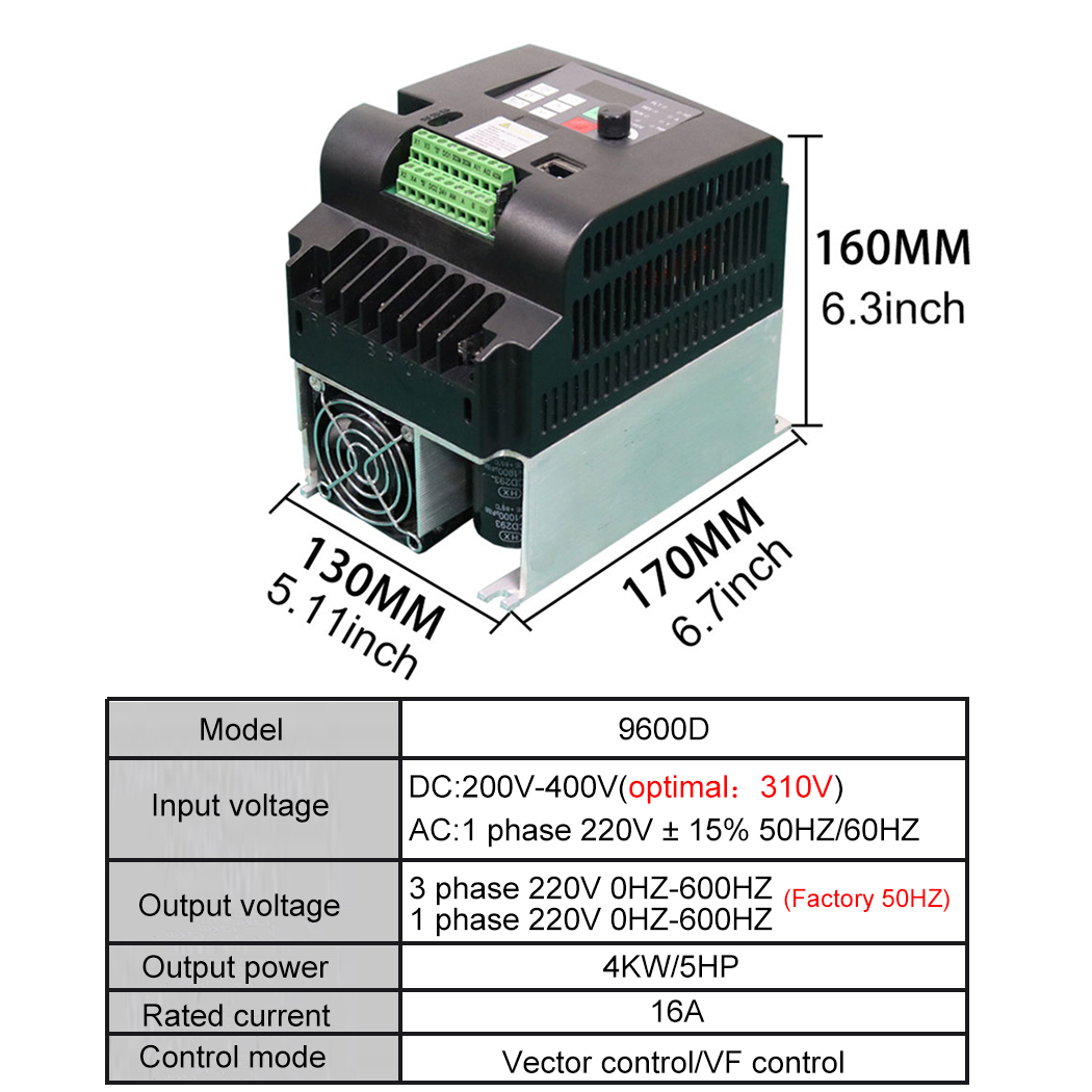 VFD-ソーラー周波数インバーター,ウォーターポンプモーター - Solar Pump Inverter 2.2Kw のレビューと価格