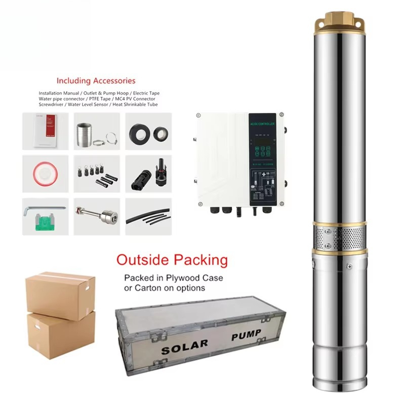 自動ポンプ式、AC/DCハイブリッド、1馬力、2馬力、3馬力 - Solar Water Pump 1Hp Dc のレビューと価格