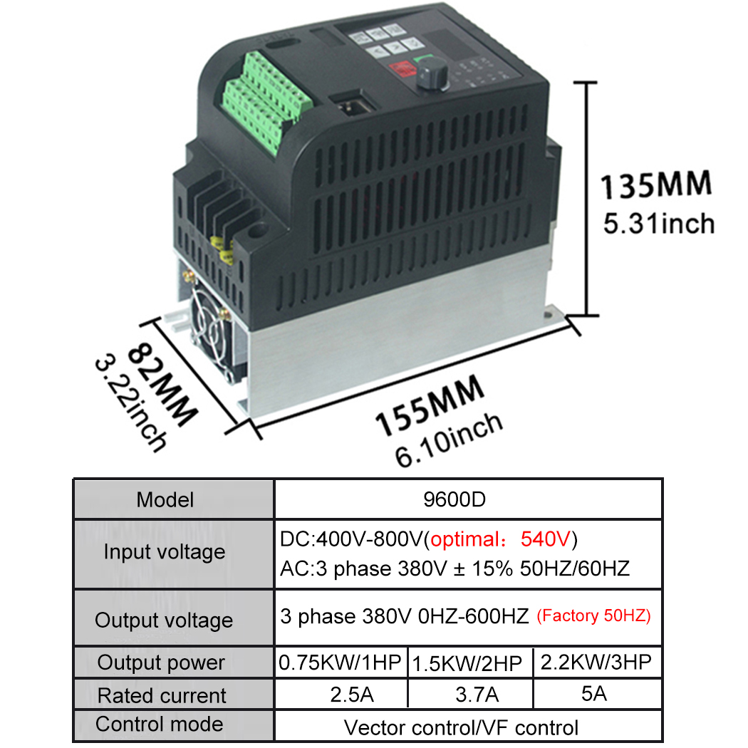 PVソーラーインバーターDC-AC三相コンバーター380V  - Mppt Solar Pump Controller 1.5Kw のレビューと価格