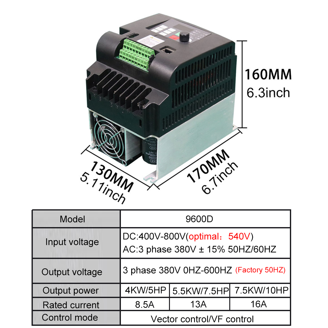 PVソーラーインバーターDC-AC三相コンバーター380V  - Mppt Solar Pump Controller 1.5Kw のレビューと価格
