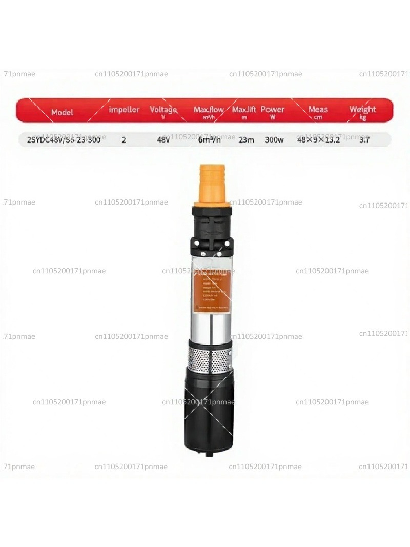 12V 24V 48V高揚程DCスクリューポンプ深井戸水中ソ - Solar Water Pump 48V Submersible のレビューと価格
