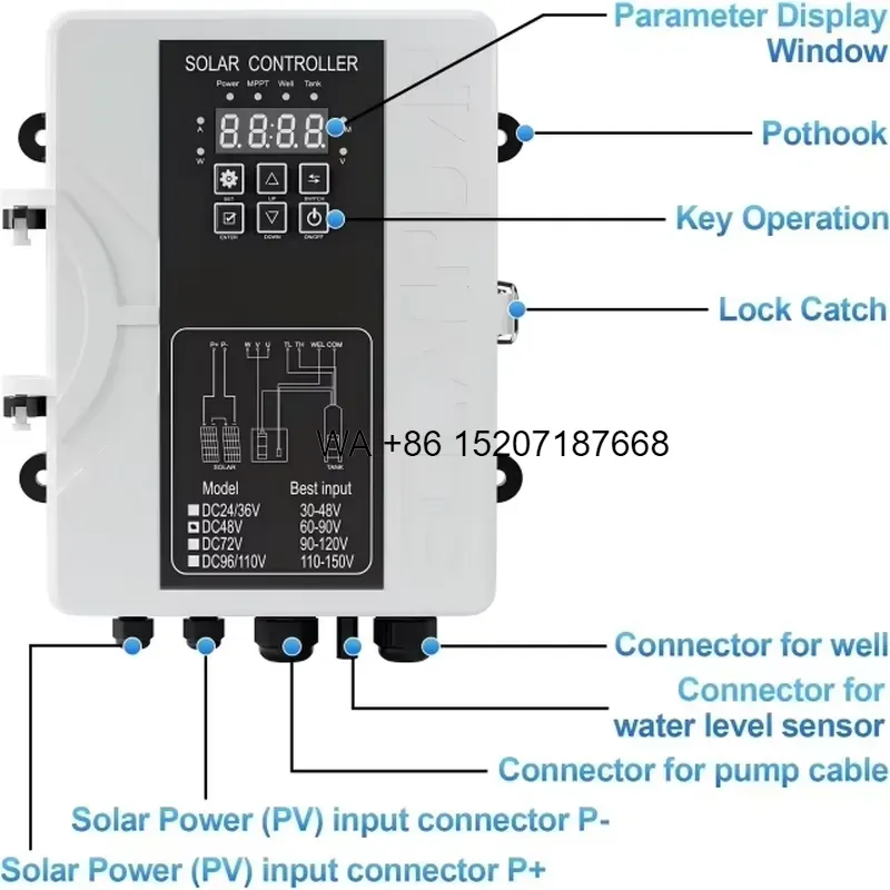 Wmwmnu 48V 750W 太陽光発電式水中ポンプ（MP - Solar Water Pump 48V Submersible のレビューと価格