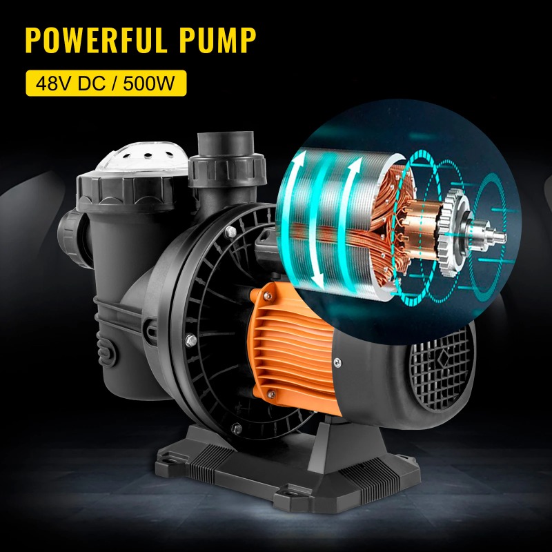 プールポンプ スイミングプールポンプ 48V DC/500W - Solar Pool Pump 48V Dc のレビューと価格