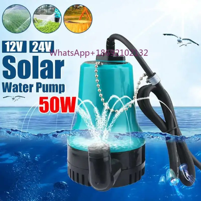 50 ワット 4500L/H 5 メートル DC 12 V/ - Solar Irrigation Pump 12V のレビューと価格
