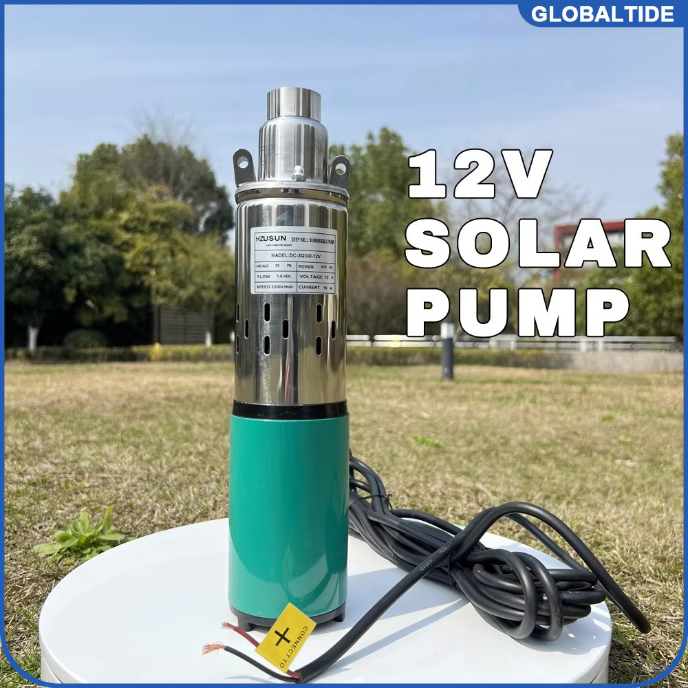 12Vソーラー電源式水中スクリューポンプ。高圧DC水ポンプで - Solar Irrigation Pump 12V のレビューと価格