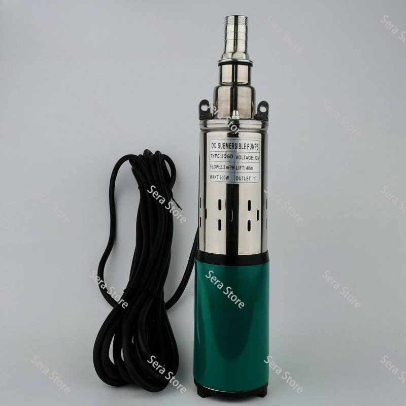 12V DCソーラーポンプ 24V深井戸水中ポンプ 灌漑用  - Solar Irrigation Pump 12V のレビューと価格