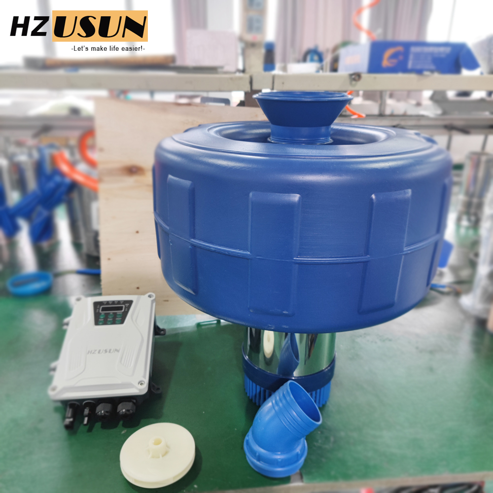 HZUSUN 1馬力小型ソーラー式浮遊池用エアポンプ曝気シス - Solar Water Pump 1Hp Dc のレビューと価格