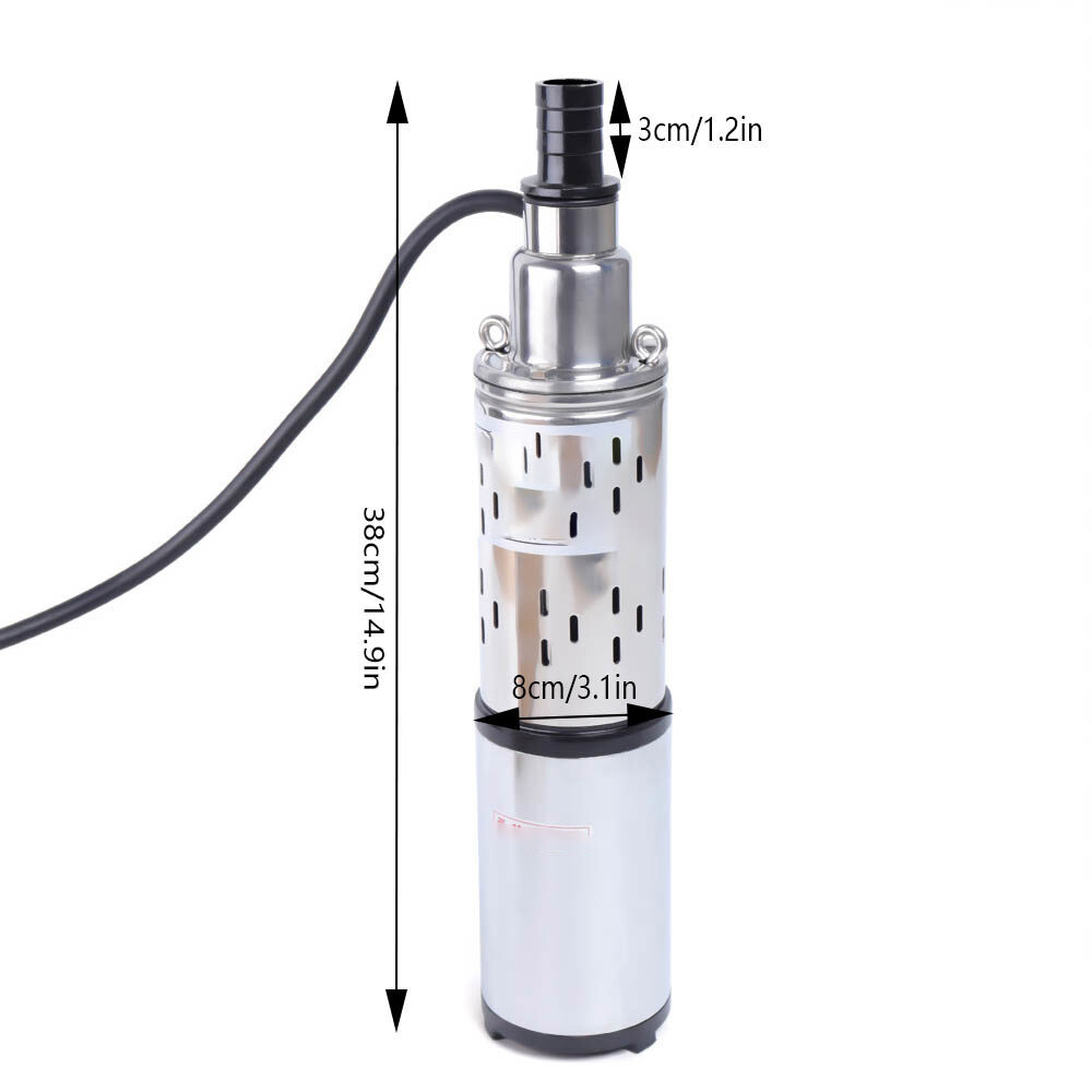 揚程40～60m、コード長17m、48V DCソーラーポンプ - Solar Water Pump 48V Submersible のレビューと価格