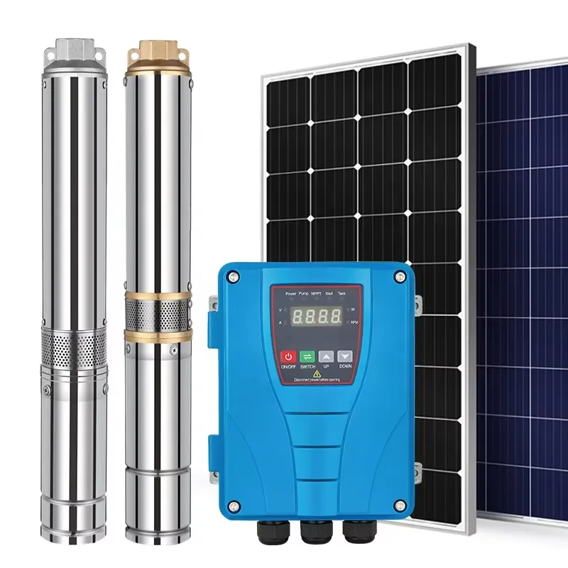 4インチ1馬力72V大流量ステンレス鋼DC水中ソーラーウォー - Solar Water Pump 1Hp Dc のレビューと価格