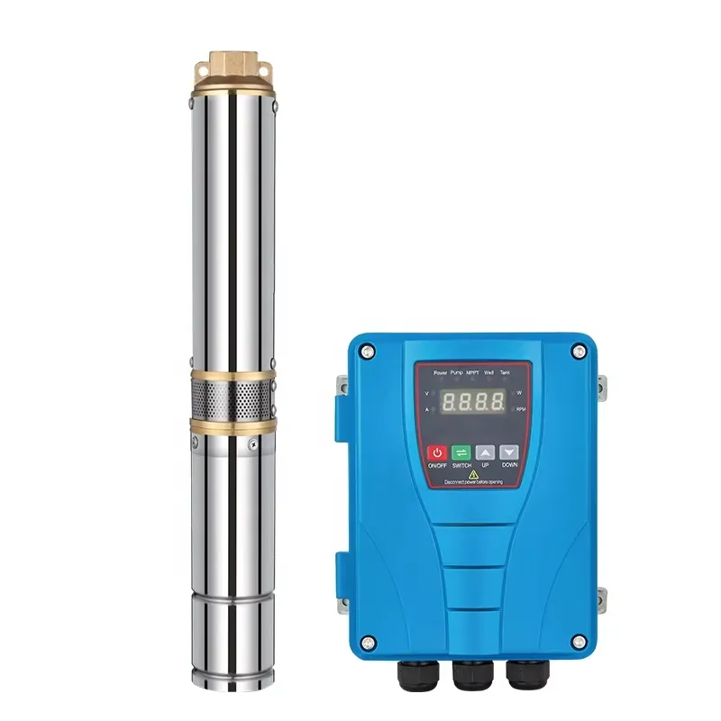 4インチ1馬力72V大流量ステンレス鋼DC水中ソーラーウォー - Solar Water Pump 1Hp Dc のレビューと価格