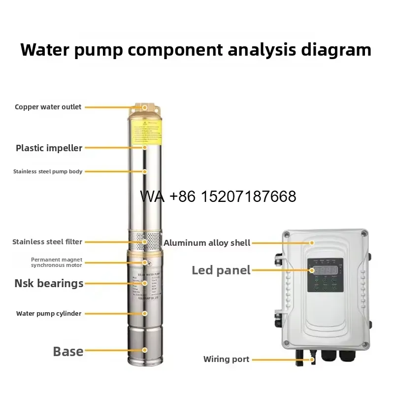 Wmwmnu DCソーラーポンプシステム（パネル付き）。1馬 - Solar Water Pump 1Hp Dc のレビューと価格